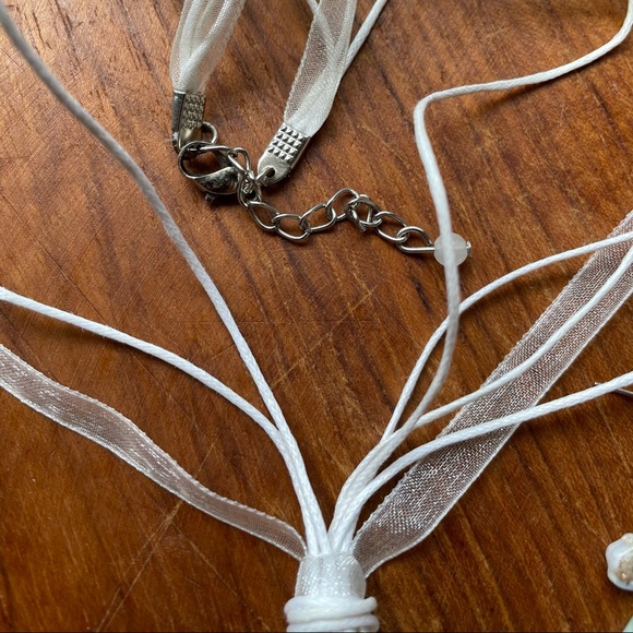 Fused Glass Cross Jewelry Set -Necklace & Earrings - Picture 6 of 12